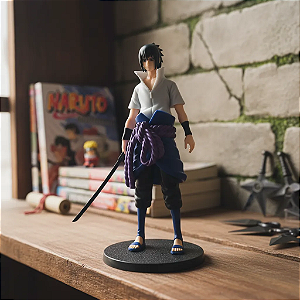 Boneco Sasuke Uchiha Action Figure Naruto Shippuden 17 Cm