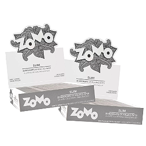 Papel Seda Prata Zomo Slim King Size 2 caixas c/25 cada