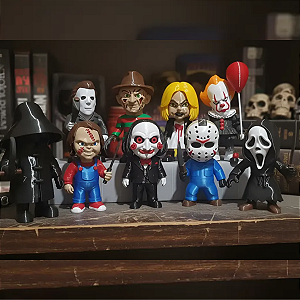Action Figure Terror Chibi Bonecos Colecionáveis Filmes De Horror Unidade