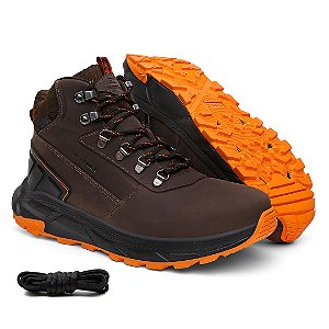 Bota Impulse Cano médio Couro Legítimo | Linha LiteStep