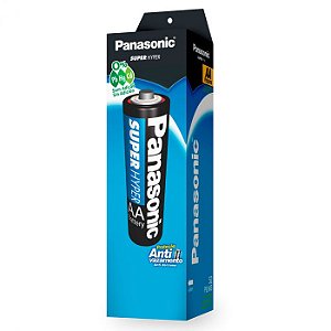 PILHA PANASONIC AA TUBO COM 52 PILHAS