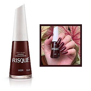 Esmalte Cremoso Cor Licor 8ml Risque