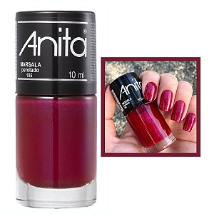 Esmalte Perolado Cor Marsala 10ml Anita