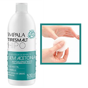 Removedor de Esmaltes Tiresmalt Sem Acetona 500ml Impala