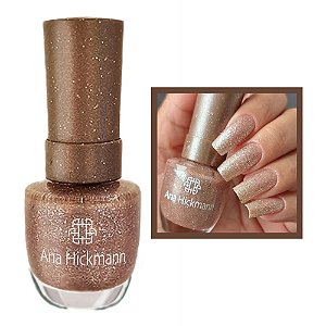 Esmalte Glitter Dourado Sun Drop 9ml Ana Hickmann