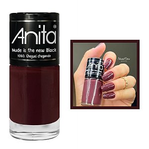 Esmalte Nude Is The New Black Cremoso Cor Cheguei Chegando 10ml Anita