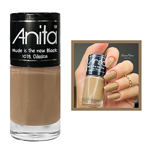Esmalte Nude Is The New Black Cremoso Cor Clássica 10ml Anita
