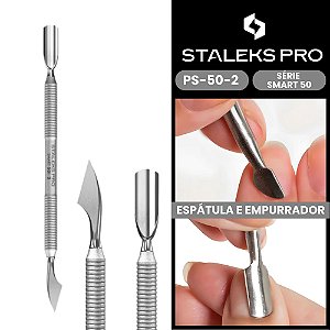 Espátula de Manicure Pro PS-50-2 Serie Smart 50 Empurrador e Removedor Staleks