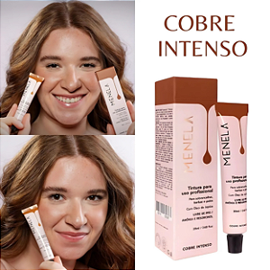 Tintura para Sobrancelhas Uso Profissional Cor Cobre Intenso 20ml Menela