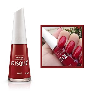 Esmalte Cremoso Cor Love 8ml Risque