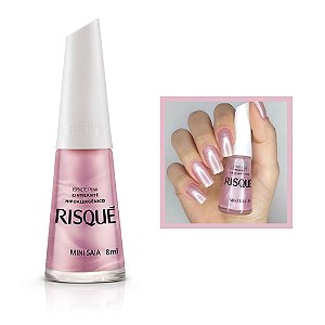 Esmalte Cintilante Cor Mini Saia 8ml Risque