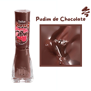 Esmalte Coleção Choco Cherry Cremoso Cor Pudim De Chocolate 8ml Dailus