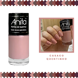Esmalte Férias de Inverno Cremoso Cor Casaco Quentinho 10ml Anita