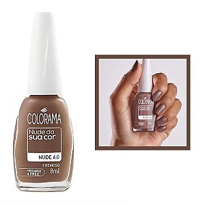 Esmalte Nude Da Sua Cor Cremoso Cor Nude 6.0 8ml Colorama