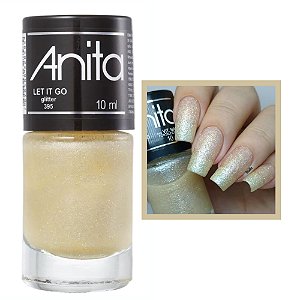 Esmalte Glitter Cor Let It Go 10ml Anita