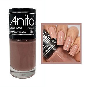 Esmalte Coleção Menos é Mais Cremoso Cor Monocromática 10ml Anita