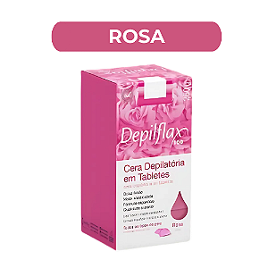 Cera Depilatória Em Blocos Rosa 250g Depilflax