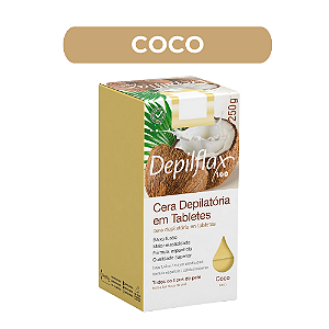 Cera Depilatória Em Blocos Coco 250g Depilflax