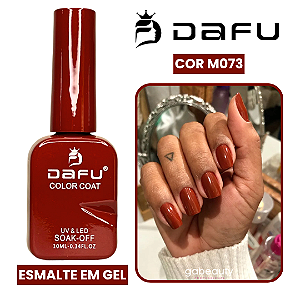 Esmalte em Gel UV & LED M073 Marrom 10ml Dafu