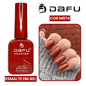 Esmalte em Gel UV & LED M074 Terracota 10ml Dafu