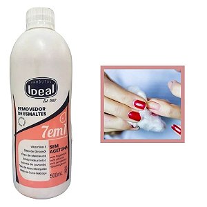 Removedor de Esmalte 7 em 1 Sem Acetona 500ml Ideal