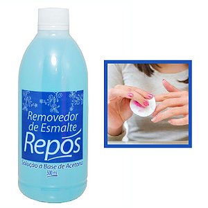 Removedor de Esmalte Com Acetona 500ml Repos