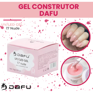 Gel Construtor Unha em Gel UV/LED 17 Nude 15g Dafu