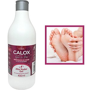 Amaciante Calos Calosidade Alto Poder Gel Calox 400ml Cora