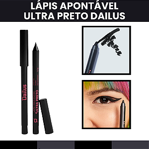 Lápis Apontável Ultra Preto Dailus 1,4g