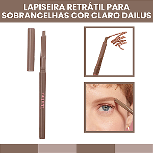 Lapiseira Chanfrada Retrátil para Sobrancelhas Cor Claro 0,26g Dailus