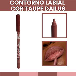 Lápis Apontável Contorno Labial Cor Taupe Dailus