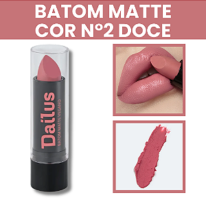 Batom Matte Vegano Nº2 Doce 3,5 g Dailus