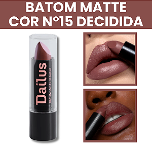 Batom Matte Vegano Nº15 Decidida 3,5 g Dailus
