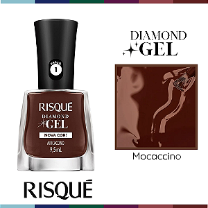 Esmalte Risque Diamond Gel Mocaccino 9,5ML