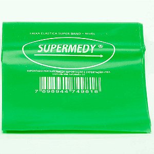 Faixa Elástica de Resistência Super Forte Verde Superband