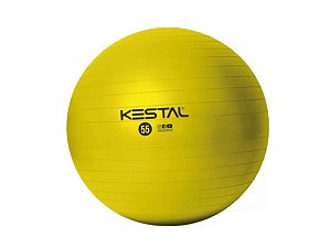 Bola de Pilates Kestal Amarela 55cm