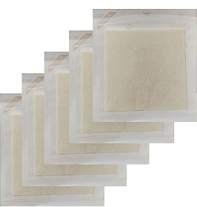 Kit 5 Curativos Alginato de Cálcio 10x10cm Kangli Sorb Vitamedical