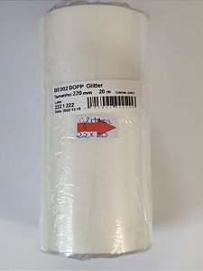 Bopp Glitter Tamanho 22cm x 20m A4 com 20 metros