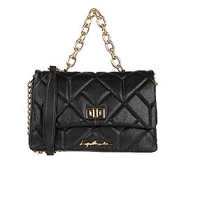 Luiza Barcelos - Bolsa Média c/ Corrente Preto