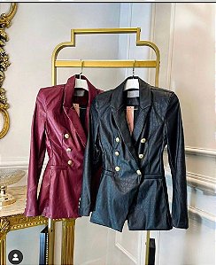 Blazer Regina Courino Preto Splash