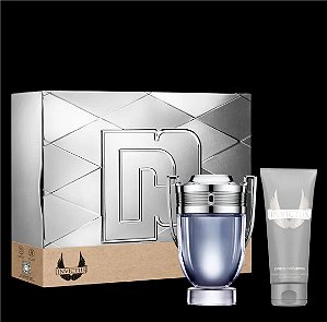 Conjunto Paco Rabanne Invictus Masculino - EDT 100ml + Gel de Banho 100ml