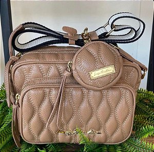 Bolsa Marrom Couro Média Luiza Barcelos