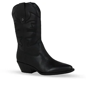 Bottero - Bota Western Couro Atanado Napoli Preto