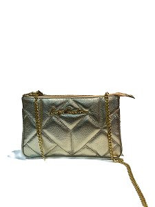 Luiza Barcelos - Bolsa Viena Leather Dourada