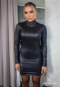 Perfect Way - Vestido Gola  Alta