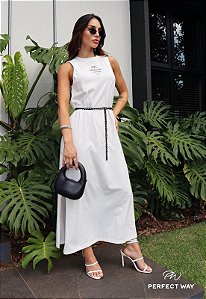 Perfect Way - Vestido Longo Estampa Exclusiva
