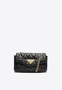 Schutz - Bolsa Média Tiracolo Matelassê Preta