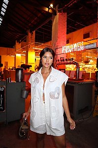 Salgunamu - Conjunto Camisa Bordada e Short