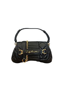 Luiza Barcelos - Bolsa Viena Preto Couro