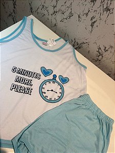 Roma - Pijama Short Azul